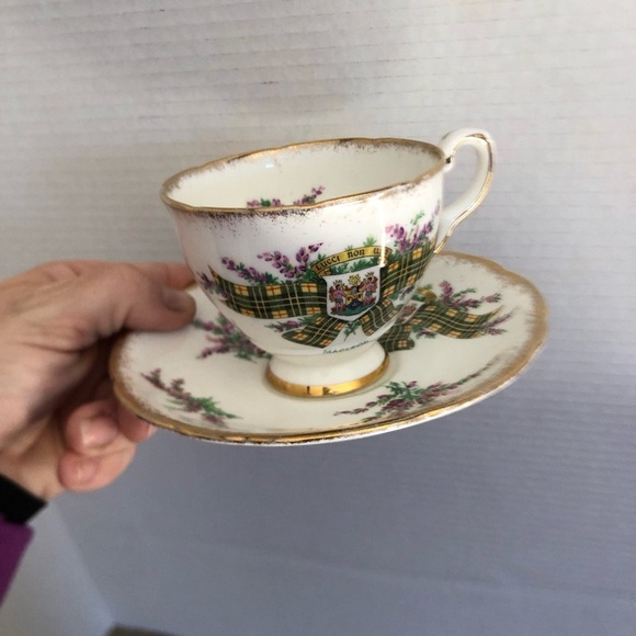 Vtg Royal Stafford Macleod Tartan Series Teacup and Saucer - Picture 11 of 11